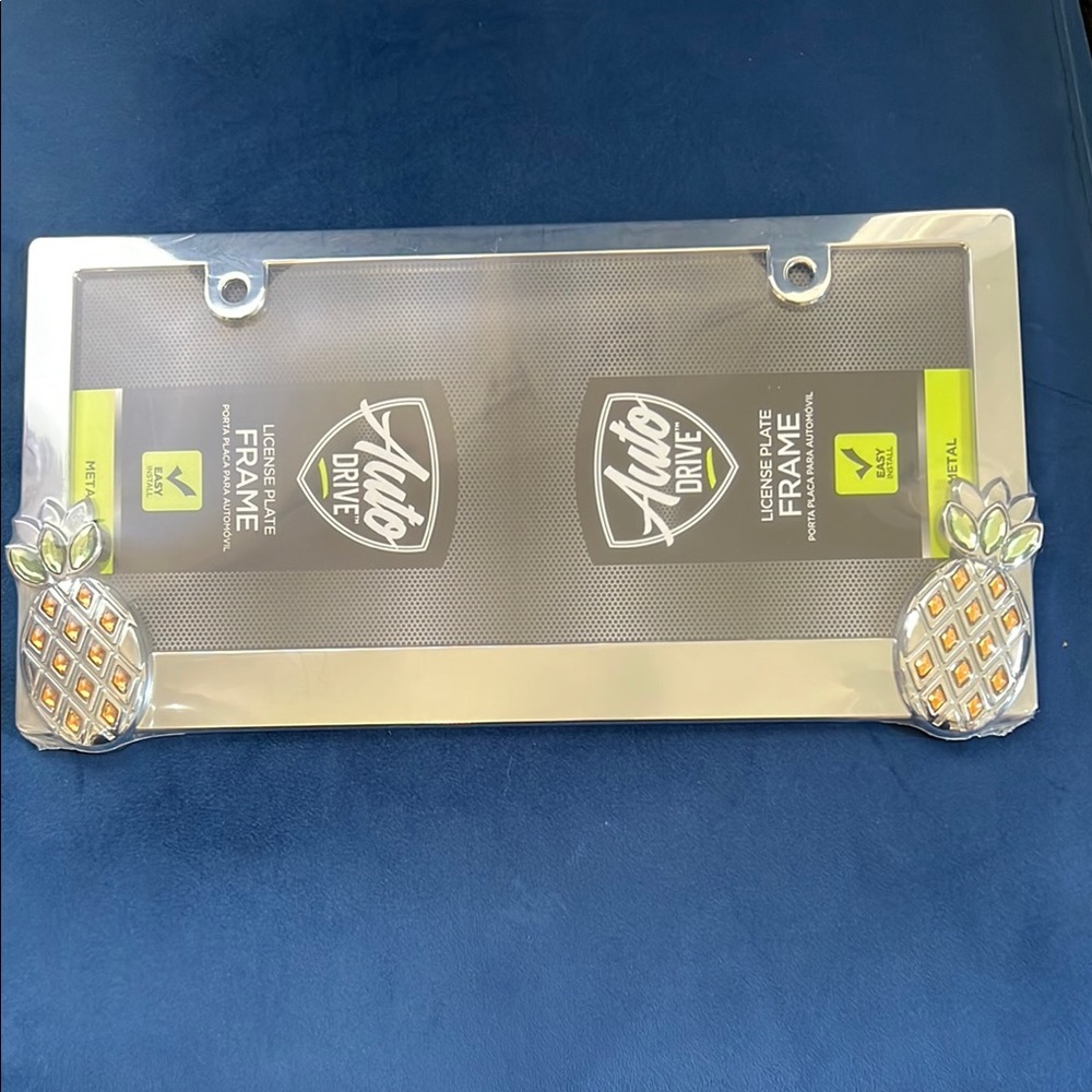 Universal license plate cover made of stainless steel…